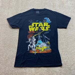 Star Wars Shirt Mens‎ Small Darth Vader Stormtrooper Death Star Graphic Tee